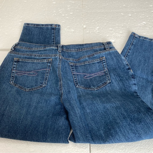 Style & Co petite slim leg crop jeans Size 12 PS - Picture 3 of 10